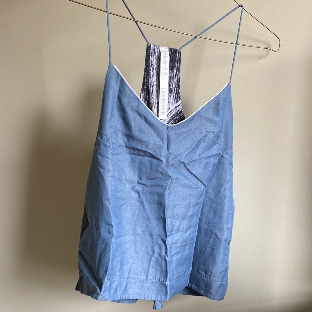 lululemon athletica Blue Tank Top